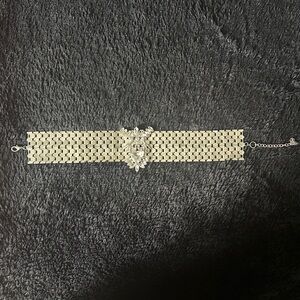 Silver Floral Bracelet